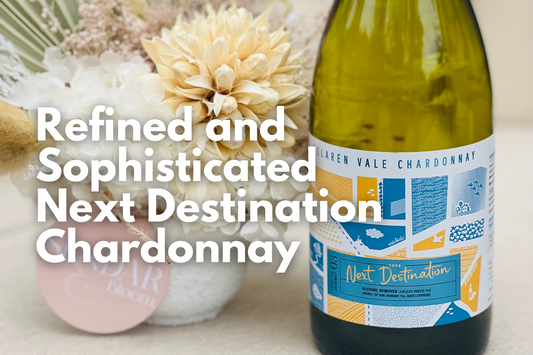 Refined and Sophisticated Next Destination Chardonnay The Premier Non-Alcoholic Wine from the McLaren Vale