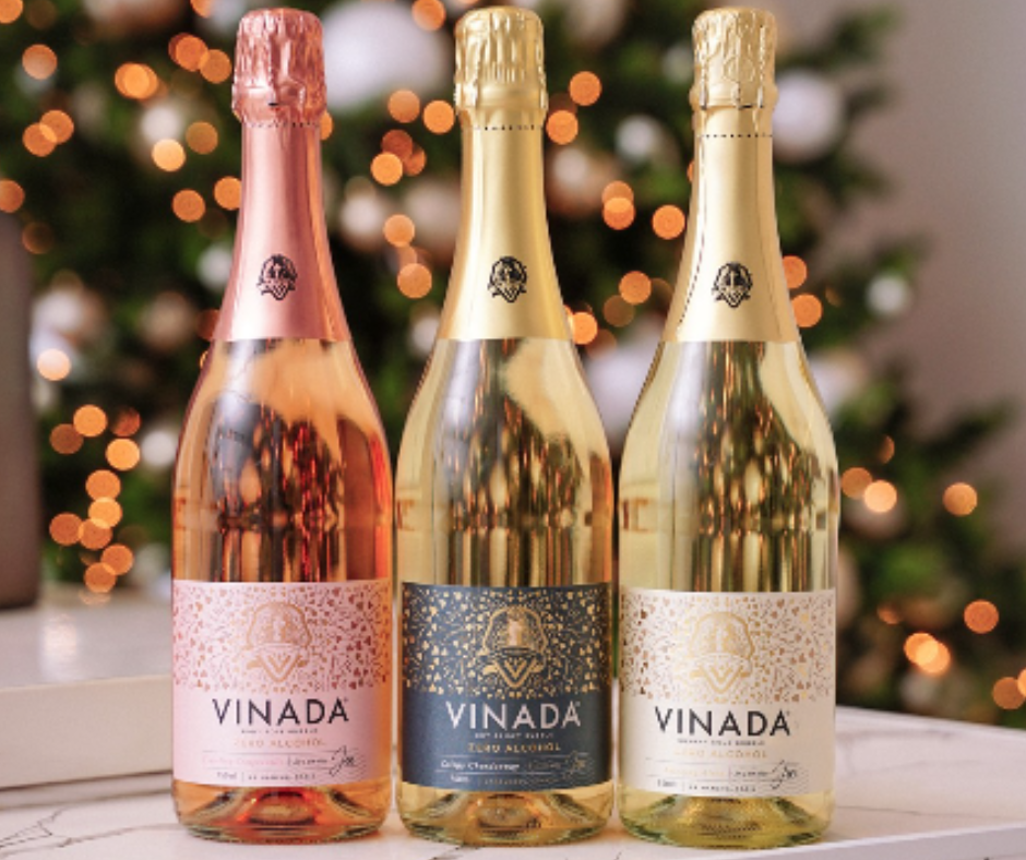 Vinada Crispy Chardonnay (0%) Non-Alcoholic.  VINADA alcohol-free 0% sparking wines. A delightful vegan low calorie non-alcoholic sparkling wine. VINADA is an award winning non-alcoholic sparkling wine. Buy from High Vibes Drinks, the alcohol free specialist in Warrandyte, Melbourne. Zero-alcohol sparkling rose wine is expertly crafted from Chardonnay grapes Crisp, fresh, with nuances of fruit. Dry and full of attitude.