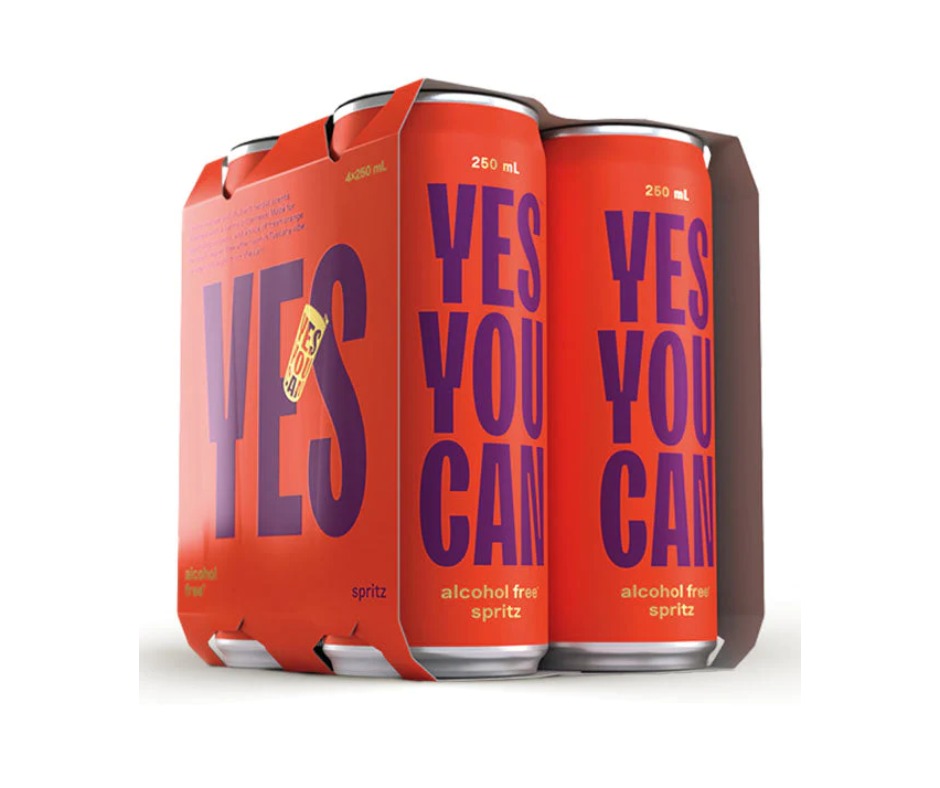 Yes You Can drinks non-alcoholic cocktails; Dark & Stormy, Classic G & T, Aperol Spritz, Peach Bellini and Yuzu Sake. These are made with premium Australian ingredients to bring authentic flavours and mouthfeel. The Yes You Can alcohol free cocktail range have won over 15 International awards. Best of all these award-winning alcohol-free cocktails are made will all natural ingredients and are low in calories and sugar. Best selling at High Vibes Drinks, Melbourne Australia. Yes You Can Spritz Aperol Spritz